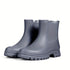 DAMEN SLIP-ON PLATEAU-GARTENSTIEFEL BEQUEMES LAUFEN STÜTZENDE SCHUHE ALLTAGS-SCHUHE